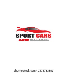 Sports Car Vector Logo Sets Red Stock Vector (Royalty Free) 1165605676