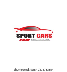 sport car logo template design vector - Vector