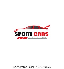 sport car logo template design vector - Vector