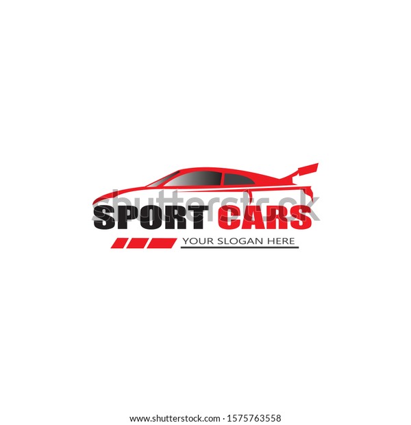 sport car logo\
template design vector -\
Vector