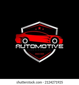 sport car logo template, Perfect logo for business related to automotive industry
