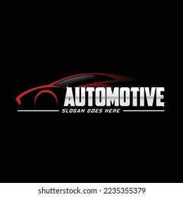 sport car logo template, Perfect logo for business related to automotive industry