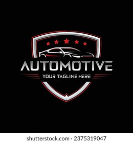 sport car logo template, Perfect logo for business related to automotive industry