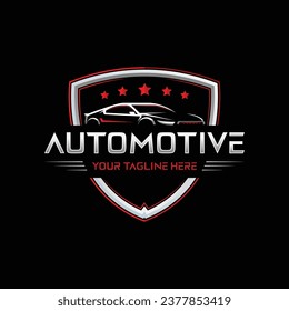 sport car logo template, Perfect logo for business related to automotive industry