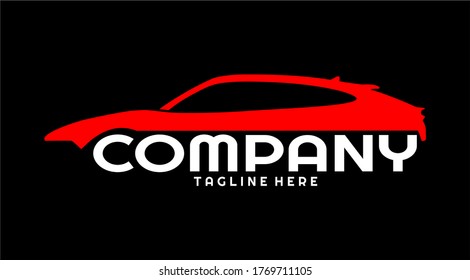 DISEÑO DE VECTOR DE LOGOTIPO DE COCHE DEPORTIVO PARA EMPRESAS O ALGO MÁS