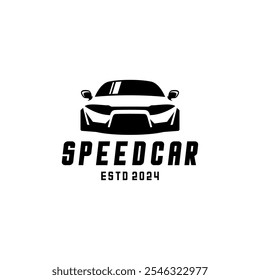 Sport car logo vector design 