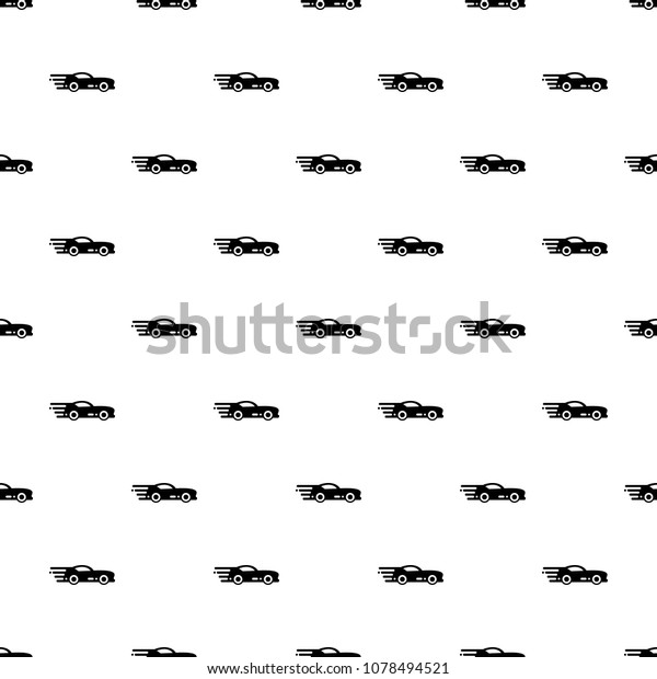 Sport car pattern vector seamless repeating for\
any web design