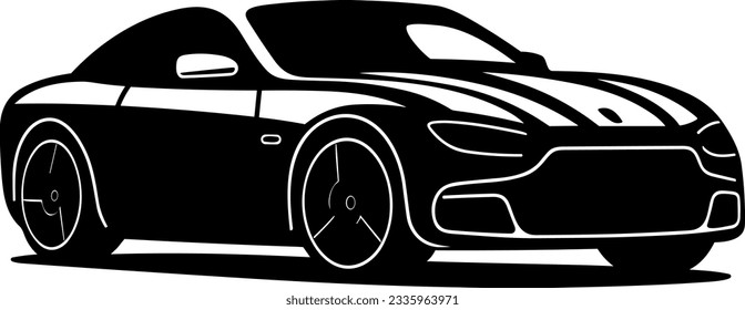 sport car, race car icon vector illustration icon flat style isolate on background