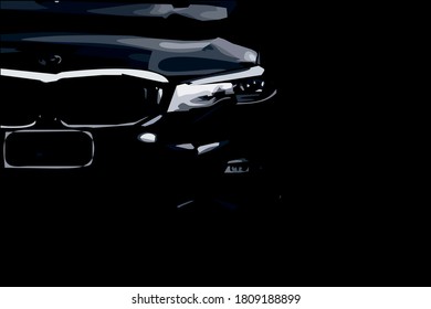 Sport car racing background. vector illustration.