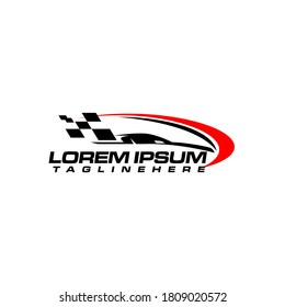 race car logo vector