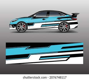 Sport car racing wrap design. vector design. abstract Racing graphic vector for sport car wrap design