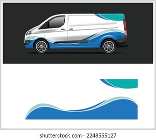 Sport car racing wrap design