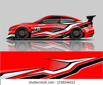 Car Wrap Design Vector Truck Cargo Stock Vector (Royalty Free) 1369853672