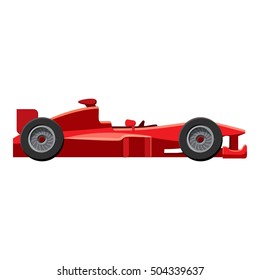 Sport car side view icon.  illustration of sport car side view vector icon for web