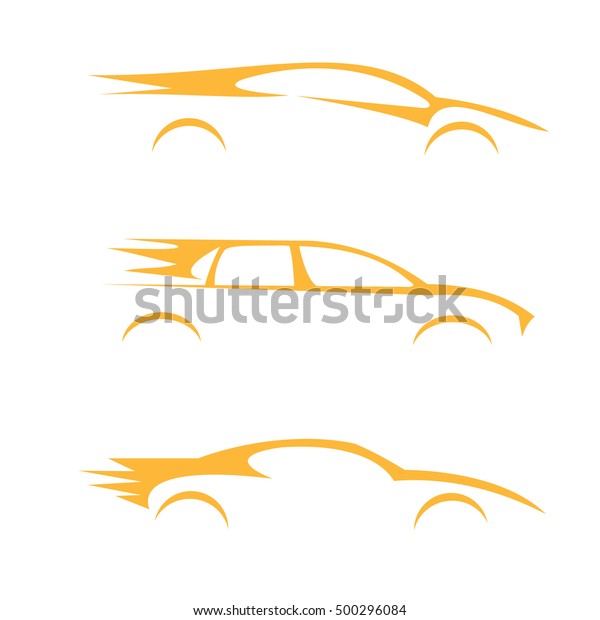 Sport car silhouette. Auto Company Logo Vector Design\
Concept with Sports Car
