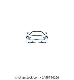 Sport car silhouette illustration vector design
