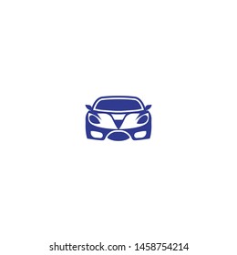 Sport car silhouette illustration vector design