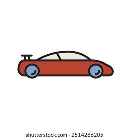 Sport Car for Transportation Icon