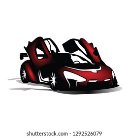 Sport car, vector
