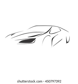 sport car vector