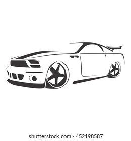 sport car vector
