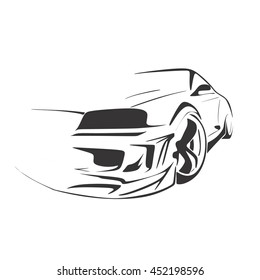 sport car vector