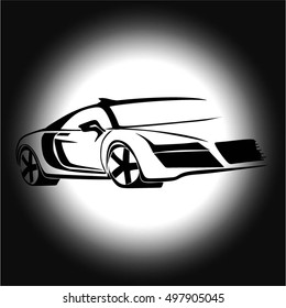 sport car vector