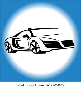 sport car vector