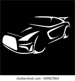 sport car vector