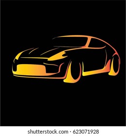 sport car vector