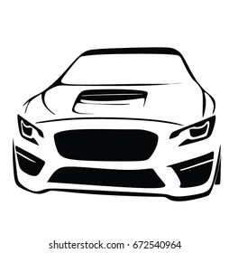 Sport car vector
