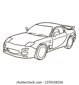 16,502 Cartoon car line drawing Images, Stock Photos & Vectors ...