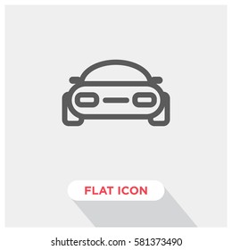 Sport car vector icon