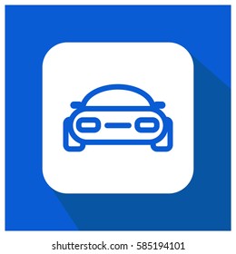 Sport car vector icon