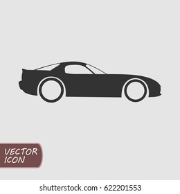 Sport car vector icon