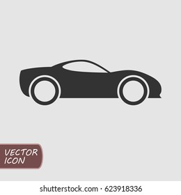 Sport car vector icon