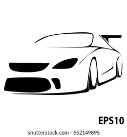 SPORT CAR VECTOR ICON