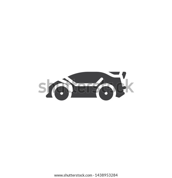 Sport car vector icon. filled flat sign for\
mobile concept and web design. Super car glyph icon. Symbol, logo\
illustration. Vector\
graphics