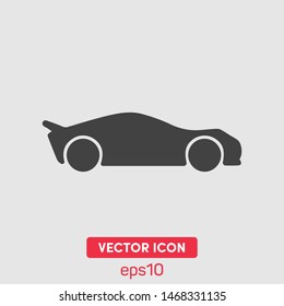 Sport car vector icon illustration. Premium quality.