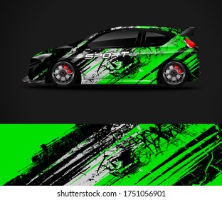 Sport Car Wrap design and vehicle livery