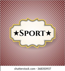 Tarjeta deportiva o afiche