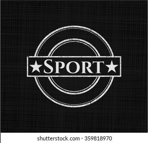 Sport chalk emblem