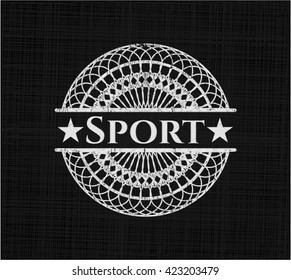 Emblema de tiza deportiva
