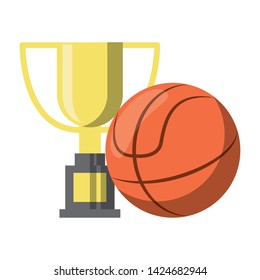 Sport championship basketball cartoons vector illustration graphic design