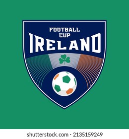 Logo del Campeonato Deportivo. Copa de fútbol de Irlanda.