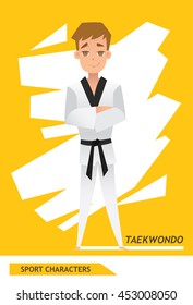 Sport characters player vector design