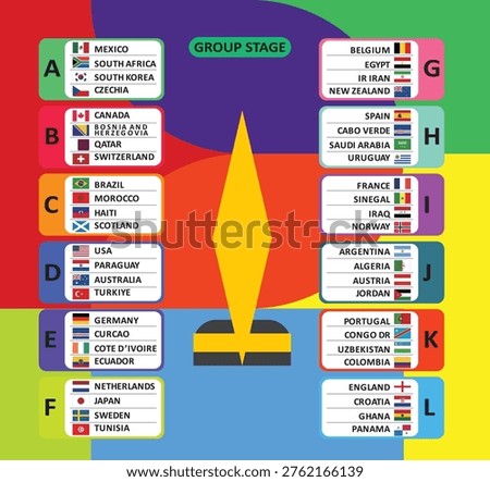 sport chart icon logo sign game name team grid group blank vs art cup match design vector 26 usa event poster banner time board Spain Brazil England Portugal France Italy Germany