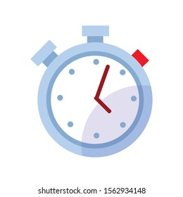 sport chronometer flat style icon vector illustration design