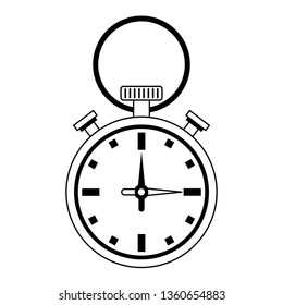 Sport chronometer symbol isolated