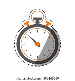 Sport chronometer timer icon vector illustration graphic design
